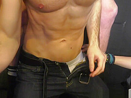 Amazign gang bang in bus oin the road in Paris 2 – InterracialBarebackSex