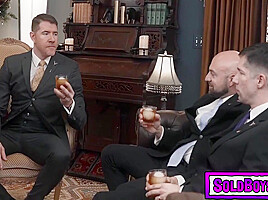 Cole Blue, Adam Snow And Legrand Wolf In And Sharing Their Toys To Fuck And Masters Enjoy Fucking Them And Let Them Blow Their Cock 8 Min