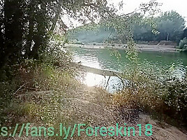 Cucumber Banana And Dick Fucked All The Holes In Public Student!