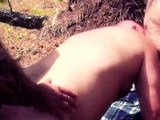 BEARFILMS Intense Outdoor 3some Bareback With Horny Bears