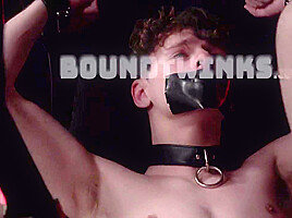 Bound Twinks Submissive Ryan Aubert barebacked by Dom Tyler Tanner