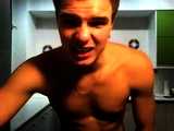 Wonder boy jerks off and cums alot
