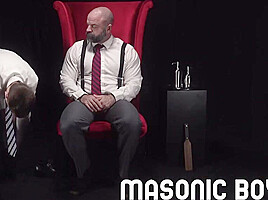 MasonicBoys Ravenous DILF holy man Dale Savage eats out twink anus