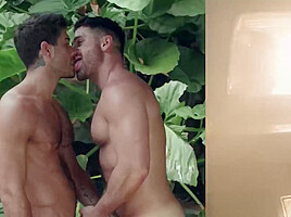 NAKEDSWORD Sean Zevran Rides Bareback Cole Connor Hairy Cock