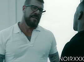 Ali Liam, Hard Rock And Roc Khard – Curly Liam Cybers Black Abdomen Gets Pigmented By My Oozing White Cum