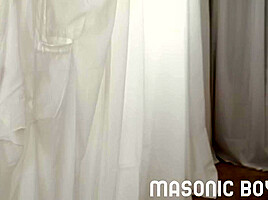 MasonicBoys Hot sexy suited DILF Tucker Barrett barebacks cute twink