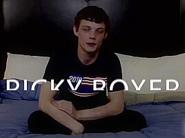 Wild Teen Fingers His Ass While Stroking Hard