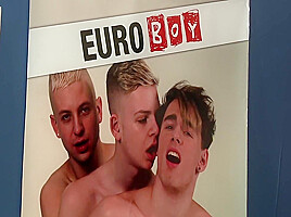 Horny Tattooed Colleagues Work Hard in Threesome Task